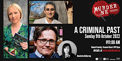 Online Live Stream:  A Criminal Past: Vaseem Khan, Sinéad Crowley, WC Ryan