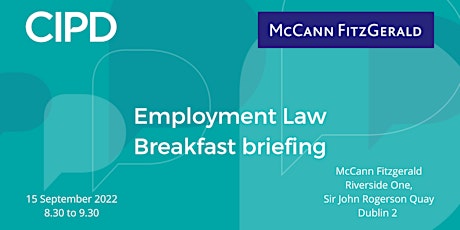 Employment Law Breakfast briefing