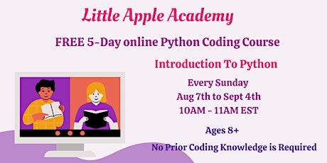 Free 5-day Online Python Coding Course for Kids