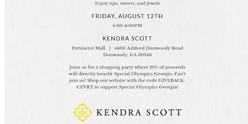 Kendra Scott Give back