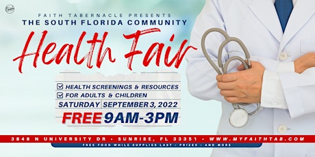 The South Florida Community Health Fair (FREE)