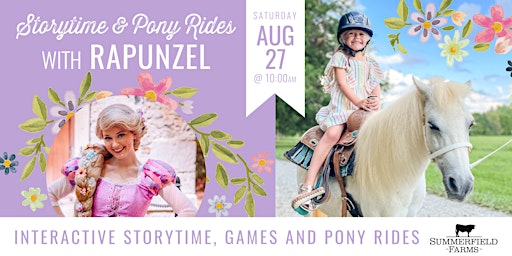 Storytime & Pony Rides with Rapunzel