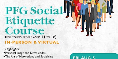 PFG Social Etiquette  Course for young people