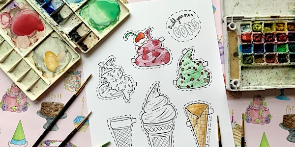 You Scream Ice Cream! Watercolor Workshop