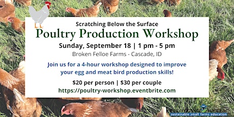 Poultry Production Workshop