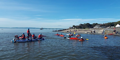 Imagen principal de Children's Kayaking and Mega SUP Session for 7 to 12 year olds