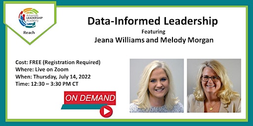 Data-Informed  Leadership Workshop - On Demand primary image
