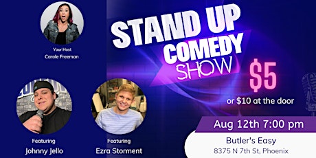 Stand Up Comedy at Butler's Easy