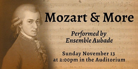Mozart and More: Performed by Ensemble Aubade