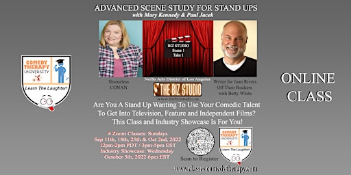 Advanced Scene Study for Stand Ups with Mary Kennedy and Paul Jacek