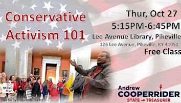 Conservative Activism Class 101- Pikeville
