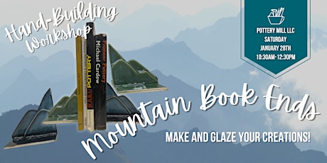 Adult Hand-Building Mountain Book Ends