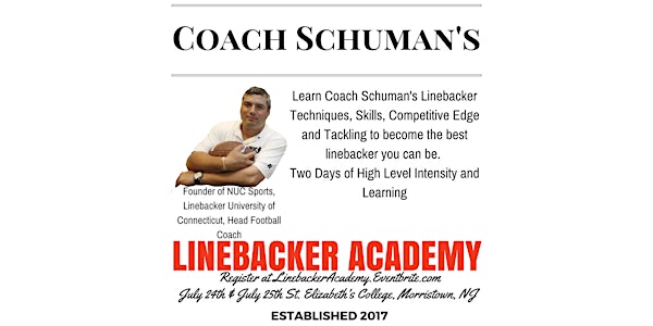 Coach Schuman's Linebacker Academy Elite Training Camp