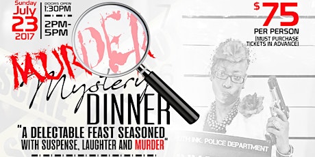 The Family Reunion Murder Mystery Dinner primary image