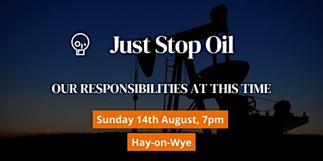 Our Responsibilities At This Time - Hay-on-Wye