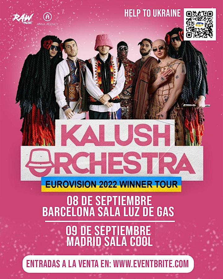 Imagen de Kalush Orquestra en Barcelona