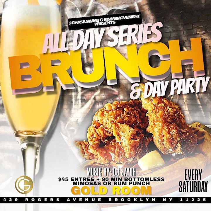 All Day series brunch & Day party (indoor/outdoor) Gold Room BK image