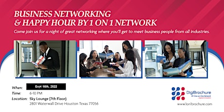 Business Networking & Happy Hour by 1on1Network