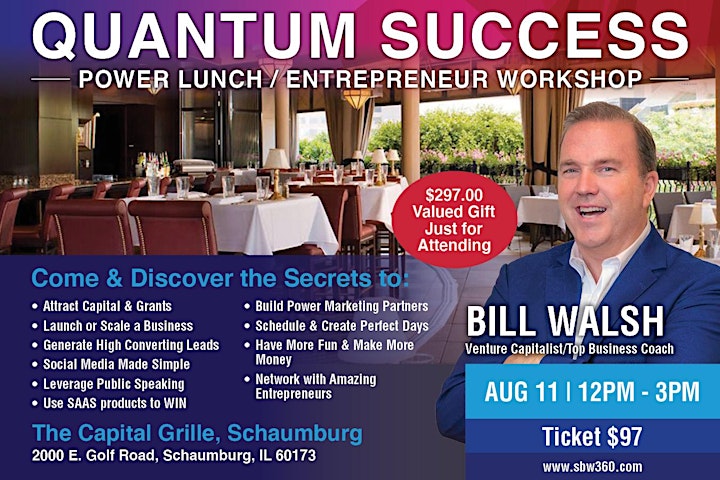 Power Lunch/Entrepreneur Workshop Schaumburg image