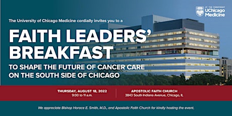 University of Chicago Medicine Faith Leaders' Breakfast