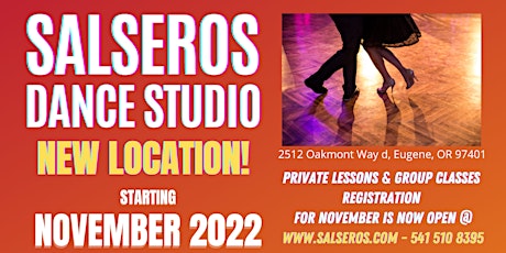 Salsa & Bachata Classes - November 2022  (New Location)