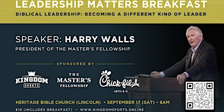 BIBLICAL LEADERSHIP: BECOMING A DIFFERENT KIND OF LEADER - HARRY WALLS