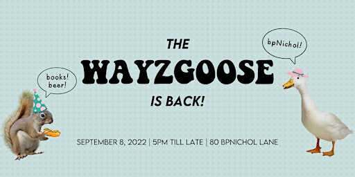 The Coach House Wayzgoose 2022!