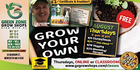 Week 4: Grow Like a Pro **Bloom, Harvest, Dry, Cure** FREE Class!