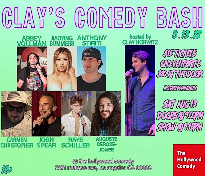 Comedy Show - Clay's Comedy Bash Comedy Show image