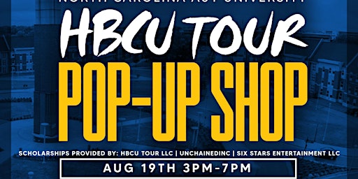NCAT HBCU Tour Pop-Up Shop