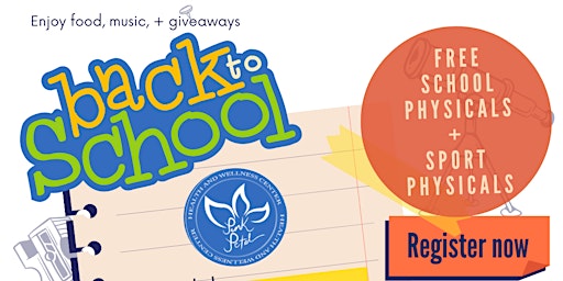 Back to School Event - FREE school physicals & sports physicals