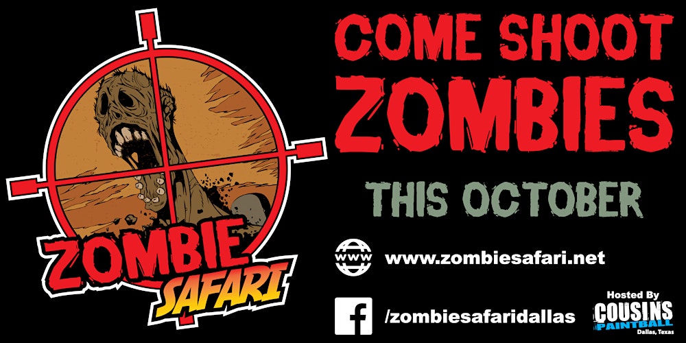 Zombie Safari Dallas - The Zombie Hunt- Oct 15th 2022 Tickets, Sat, Oct 15,  2022 at 7:00 PM | Eventbrite