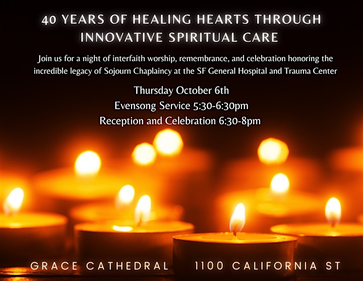 Sojourn Chaplaincy: Celebrating 40 years of Healing Hearts Courtesy Tickets image