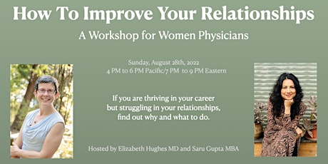 How To Improve Your Relationships: A workshop for women physicians