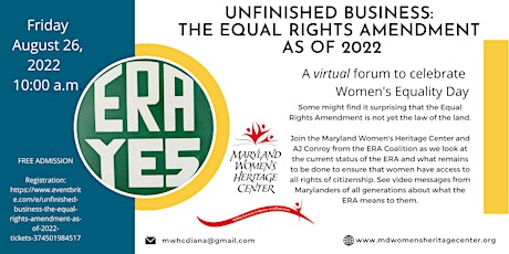 Unfinished Business: The Equal Rights Amendment as of 2022
