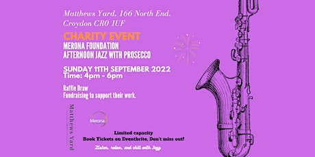 Charity Event Afternoon Jazz with Prosecco