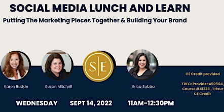Lunch and Learn Putting The Marketing Pieces Together & Building Your Brand
