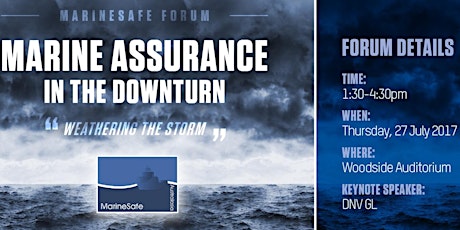 MarineSafe Forum - Marine Assurance in the Downturn primary image