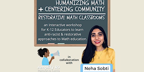 Intro to Restorative Justice in the Math Classroom (RECORDING) primary image