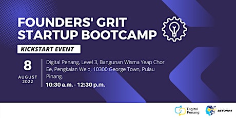 Founders' Grit Startup Bootcamp Kickstart Event