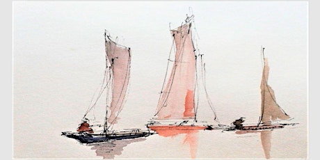 Online Sailing Boats Seascape Watercolor Painting Class for Adults & Teens