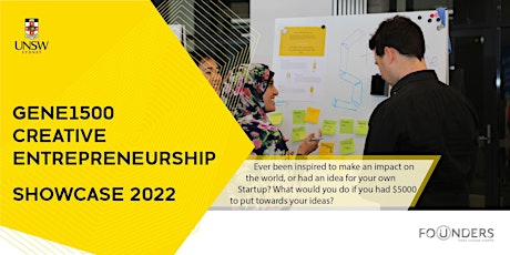 2022 GENE1500 Creative Entrepreneurship Showcase