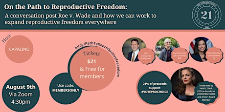 RESCHEDULED: On the Path to Reproductive Freedom