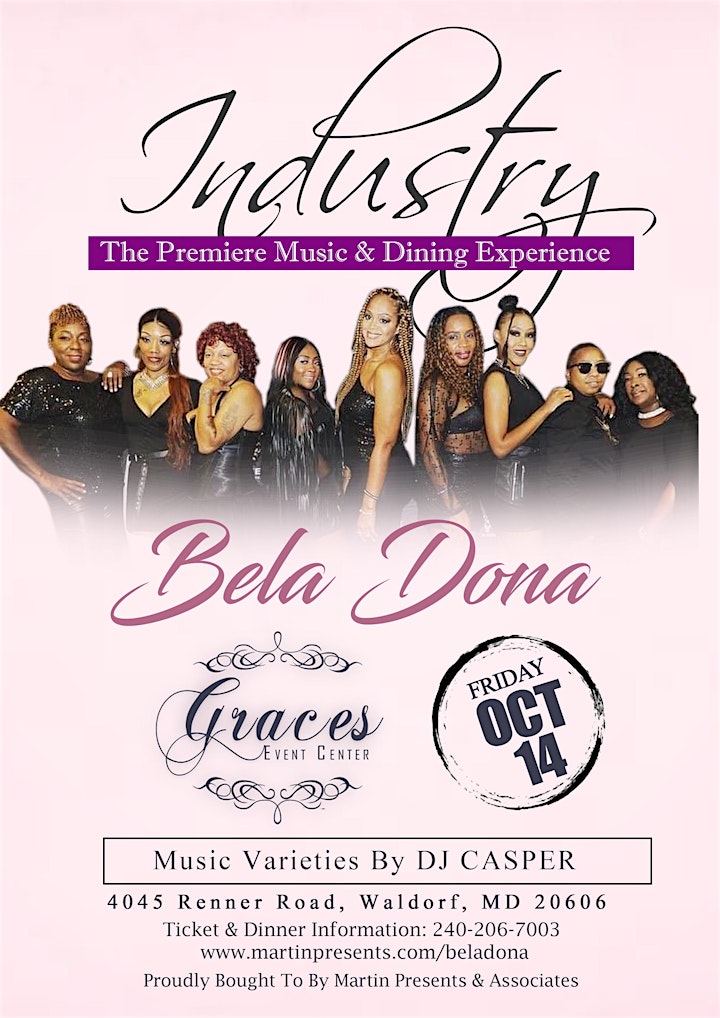 INDUSTRY - The Premiere Music & Dining Experience - Ladies First Edition image