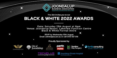 Joondalup Business Association Black & White 2022 Awards