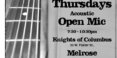 Acoustic Open Mic in Melrose