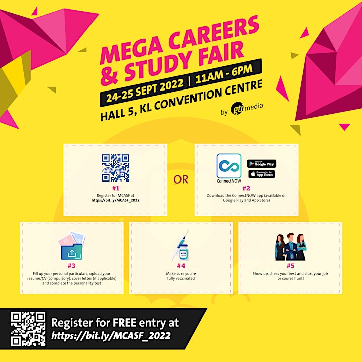 MEGA CAREERS & STUDY FAIR (MCASF 16th Edition) image