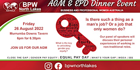 BPW North Lakes Equal Pay Day Dinner