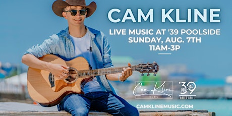 Cam Kline Music Live At '39 Poolside | Rosen Plaza primary image