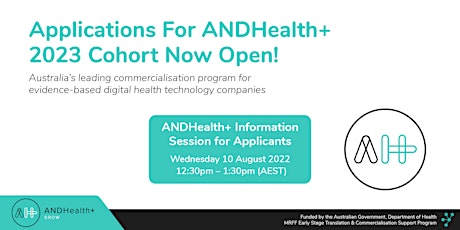 ANDHealth+ Cohort 2 Information Session for Applicants